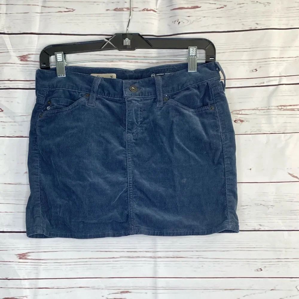 AG The Chance Corduroy Mini Skirt